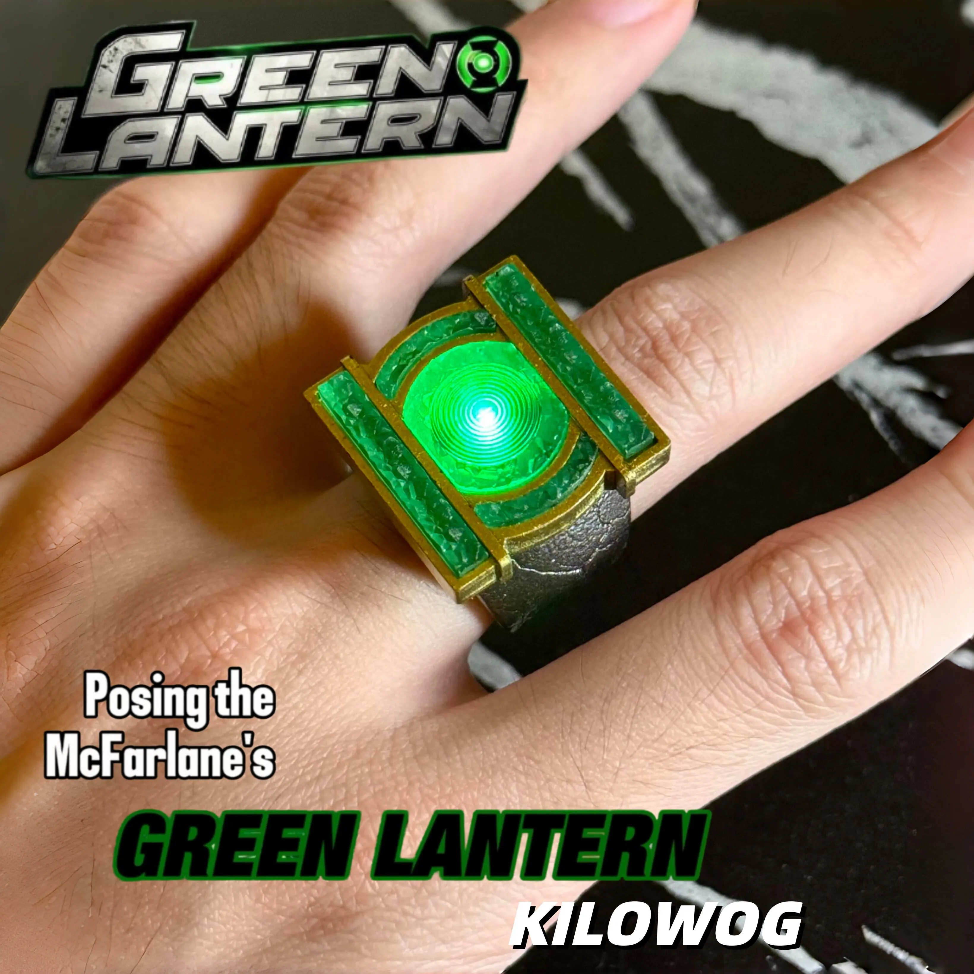 Cosplay Fire Prop - 【In Stock】Lanterns GREEN-LANTERN Corps Ring Metal