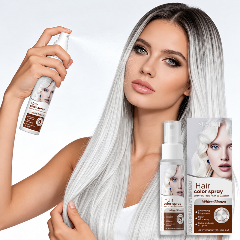 Hair Spray Color - Halloween White Hair Color Spray 30ml