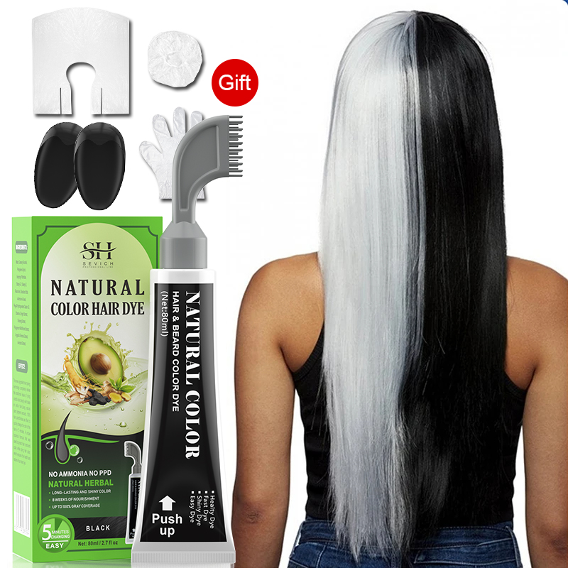 Hair Spray Color - Avocado Fast Hair Dye Black Shampoo