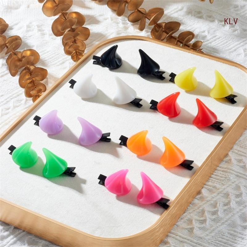 Devil Horn Hair Clip Horn Barr - Cosplay Prop Making 评论和价格