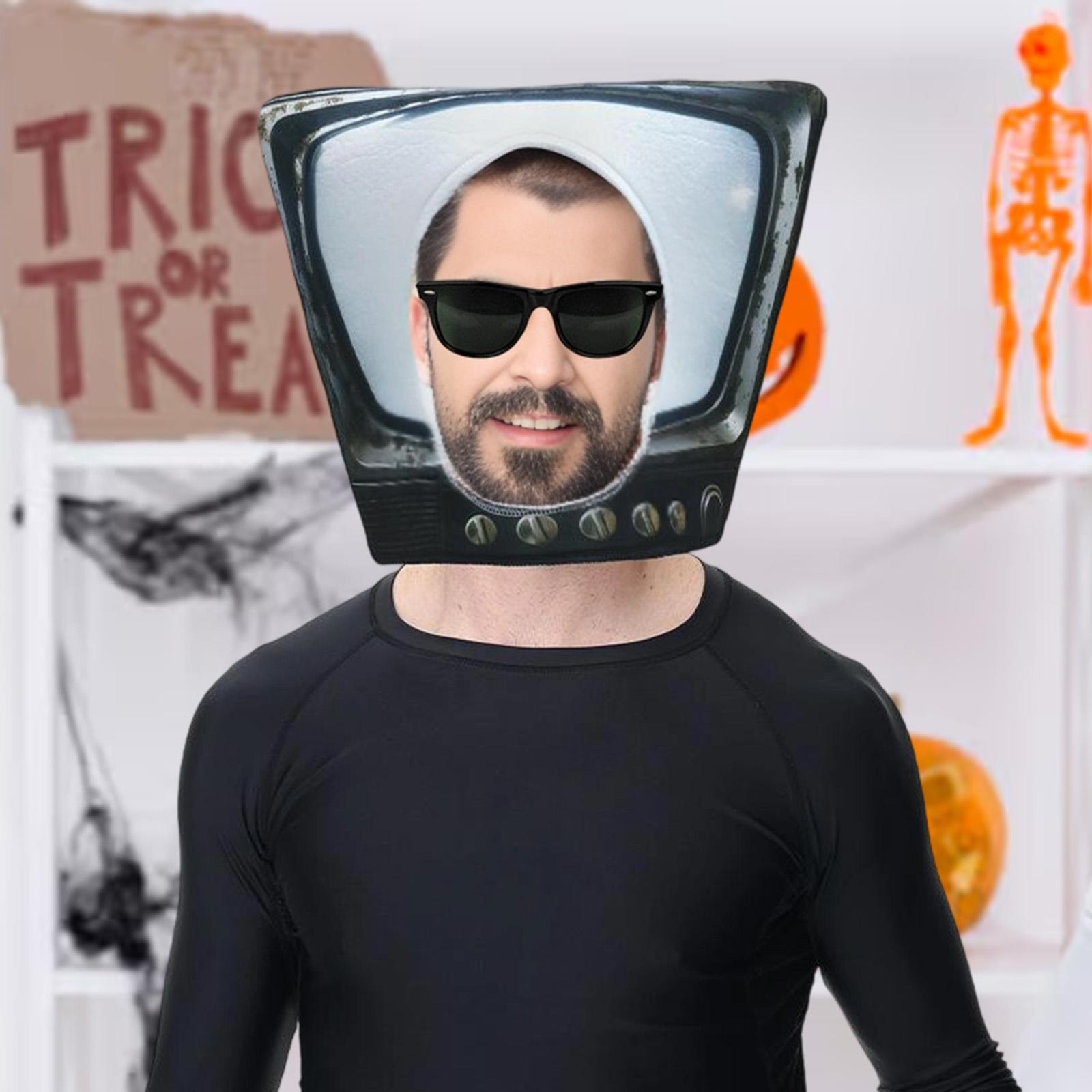 Novelty Cute TV Mask Hat for H - Cosplay Prop 评论和价格