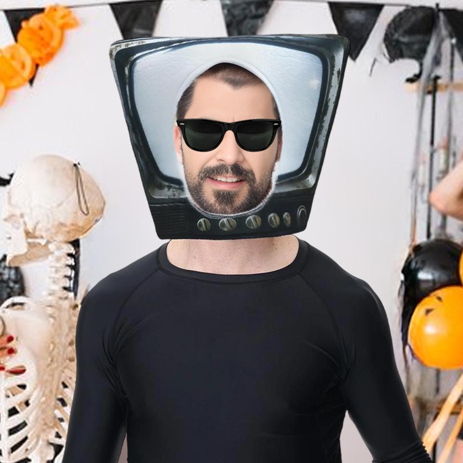 Novelty Cute TV Mask Hat for H - Cosplay Prop 评论和价格