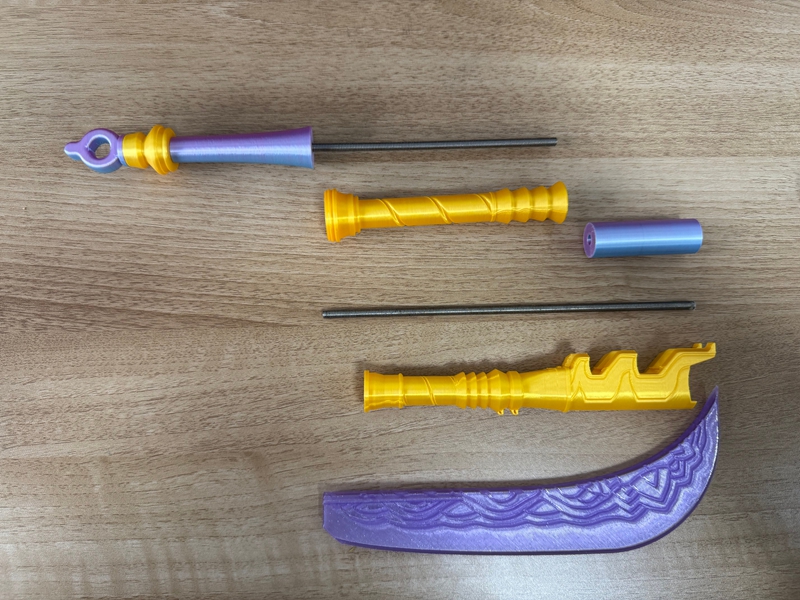 Ancient-style Colorful Cartoon - Cosplay Prop 3D Print Settings 评论和价格