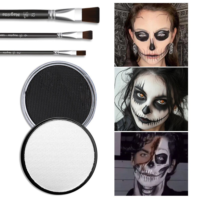 5pcs Black&Clown White 30g Pai - Cosplay Prop Paint 评论和价格